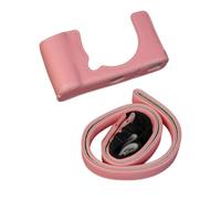 SundayZaZa Mezza custodia per fotocamera Fujifilm X-E5 XE5 con treppiede e tracolla, rosa, Mezza custodia