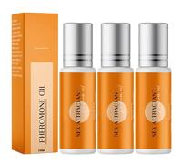 Sundazee Pheromone Oil For Women,Pheromone Fragrance,Pheromone Oil For Women To Attract Men, Natural Roll-On Pheromone Infused Essential Oil Perfume Cologne (3pcs)