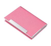 sundee Porta biglietti da visita, porta carte di credito professionale in metallo per donne e uomini, sottile, porta carte di credito, magnetico, portatile, elegante borsa per sociale, 24023 Jg-rosa,