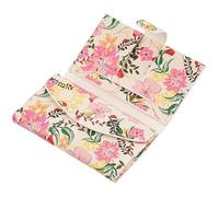 sundee Portafoglio da donna portamonete porta carte chiuso in pelle compatta doppia piega tasca portamonete con finestra ID, rosa