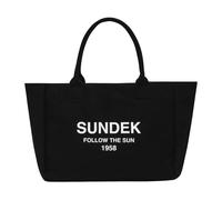 Sundek - Aw832Abcv500 Borsa Tote - - Bags - Uomo - Nero - ONE SIZE