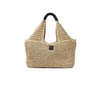SUNDEK Borsa a spalla Paper Straw donna in paglia beige