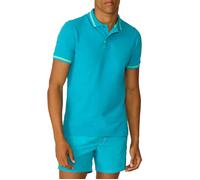 Sundek Brice Cotton Piqué With Tricolour Details Short Sleeve Polo Blu XL Uomo