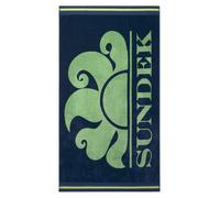 SUNDEK Classic Logo, Telo Mare in Jacquard con Logo (Deep 01)