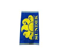 Sundek Telo mare Sponge Logo Over Sky 02 Blu/Verde Unisex Taglia unica