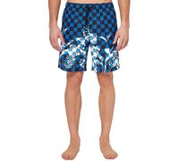 Sundek Costume Boxer Lungo Checkleaf Blu Uomo M