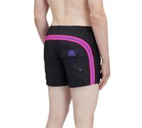 SUNDEK Costume da Bagno Corto Vita Elasticata Iconic Taffeta Arcobaleno 2 Colori (IT, Testo, XL, Regular, Regular, Black 01)