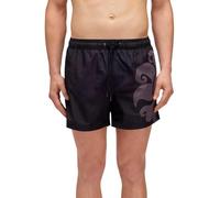 SUNDEK Costume da Bagno Logo Uomo M725BDR (IT, Testo, XXL, Regular, Regular, Black/Grey)