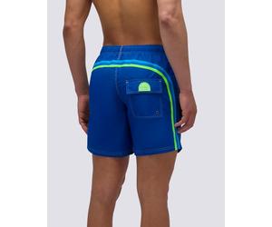 Sundek Costume Icon Taffeta Elastic Waist Cosmo S Blu