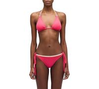 SUNDEK Costume Mare Donna Top Americano E Slip Regolabile (IT, Testo, S, Regular, Regular, Pitaya 01)