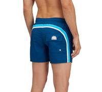 SUNDEK Costume da bagno da uomo con elastico in vita, lunghezza 35,6 cm, cavallo 12,7 cm, A5601 - Tempesta, Large