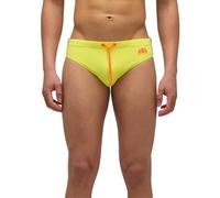 SUNDEK Diwalter Swim Brief, Slip Mare da Uomo (IT, Testo, M, Regular, Regular, Acid Yellow)