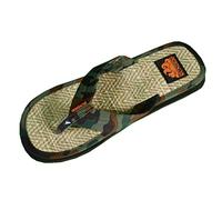 SUNDEK Infradito con Paglia Uomo Flip Flop AM407 (Camo Verde, Numeric_46)