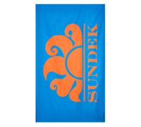 SUNDEK Jin Towel, Telo Mare in Microfibra con Logo (Ref Blue)