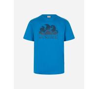 Sundek Logo Sun M - T-shirt - Uomo - Azzurro M
