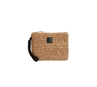 SUNDEK - POCHETTE SPIAGGIA - MOMO STRAW HAND BAG - AW740ABPA100-13000 - TAN