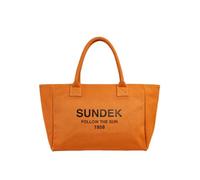SUNDEK STONE WASHED REGULAR TOTE BAG WITH LOGO AND SLOGAN