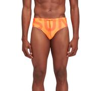 SUNDEK Swim Brief, Slip Mare con Logo da Uomo (IT, Testo, XXL, Regular, Regular, Energy 01)