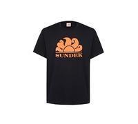 SUNDEK T-Shirt Girocollo con Stampa Logo