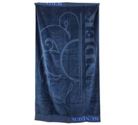 Sundek Telo mare AM379ATC1000 cotone jacquard con logo Blu Navy