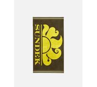 Sundek Telo Mare New Classic Jacquard con Logo Verde Scuro TU