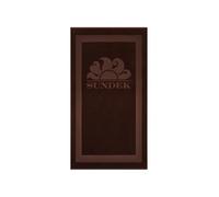 SUNDEK Wili B0300 - Asciugamano jacquard, taglia unica, colore caffè