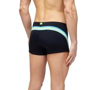 SUNDEK Zion Short, Costume a Boxer da Mare Uomo (IT, Testo, M, Regular, Regular, Nero/Multicolor)
