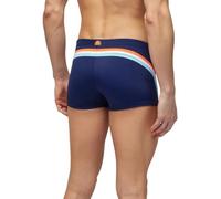 SUNDEK Zion Short, Costume a Boxer da Mare Uomo (IT, Testo, S, Regular, Regular, Navy)
