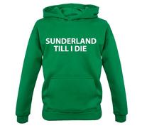Sunderland fino A I Die - Bambini Felpa/Maglione - Nero Gatti Love Squadra Funny
