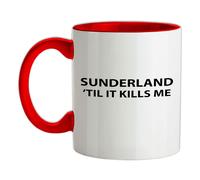Sunderland Til It Ferma Me - Ceramica Mug - Nero Gatti Love Squadra Until Funny