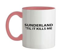 Sunderland Til It Ferma Me - Ceramica Mug - Nero Gatti Love Squadra Until Funny