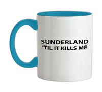 Sunderland Til It Ferma Me - Ceramica Mug - Nero Gatti Love Squadra Until Funny