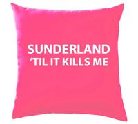 Sunderland Til It Ferma Me - Cuscino - Nero Gatti Love Squadra Until Divertente