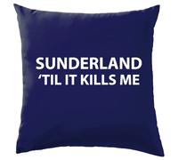 Sunderland Til It Ferma Me - Cuscino - Nero Gatti Love Squadra Until Divertente