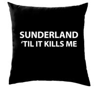 Sunderland Til It Ferma Me - Cuscino - Nero Gatti Love Squadra Until Divertente
