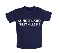 Sunderland Til It Kills Me - T-Shirt / Body - Nero Gatti Love Squadra