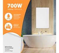 SUNdirect IC-Plus Infrarot Pannello Riscaldatore Parete 400-900W 230V WLAN App