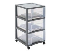 Sundis cassettiera grande su ruote TAG TOWER, 3 cassetti XL con porta etichette
