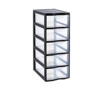 Sundis Orgamix, cassettiera plastica A4, 5 cassetti, Altezza 61 cm