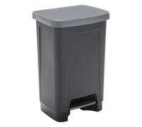 SUNDIS Step Bin, pattumiera con pedale 50L, in plastica, rettangolare