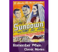 Sundown (DVD) George Sander Harry Carey Joseph Calleia Bruce Cabot Gene Tierney
