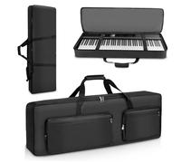 SUNDOY Custodia per tastiera - Gig Bag in robusto tessuto Oxford 600D, imbottitura in schiuma da 10 mm, perfetta per il trasporto di tastiere, accessori musicali e altro ancora (per pianoforte a 88