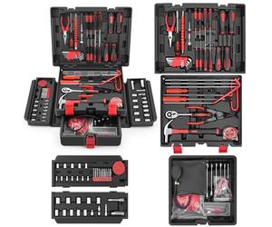 Sundpey Cassetta Attrezzi Completa 132 Pezzi - Set di Attrezzi Professionali per Auto - Kit Smontaggio Pannelli Auto - Set Attrezzi da Lavoro con Cassetto per la Casa e la Riparazione Fai Da Te