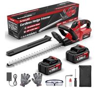 SundpeyPRO Tagliasiepi a Batteria Brushless - 21V Taglia Siepe Giardino con 2 Batterie da 4.0Ah, 600W, Tagliasiepi Elettrico con Lunghezza Lama 52cm, Taglio Diametro 15.5mm, per Siepi & Arbusti