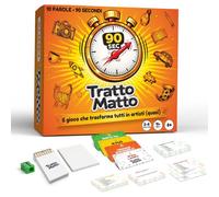 SUNEI TRATTO MATTO - Gioco da tavolo di disegno per Famiglie e Bambini (8+) - Ispirato a “Nomi, Cose, Città” - Gioco in scatola creativo