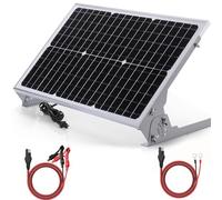 SUNER POWER 12 V 30 W batteria solare Trickle Charger Maintainer, built-in Smart MPPT Controller, impermeabile 30 Watt pannello solare kit di ricarica + staffa di montaggio per 12 Volt SLA AGM Deey