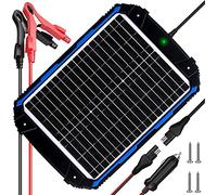 SUNER POWER Caricabatteria solare impermeabile da 12 V e manutentore Pro, regolatore di carica MPPT intelligente integrato, kit di ricarica da 20 W per auto, marina, moto, camper, ecc