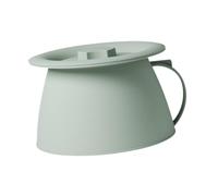 Sunerzenor Ciotola per Sputare per La Casa, Padella Da Letto, Comoda Impugnatura, WC Portatile, Vasino, Orinatoio, WC Multiuso per Camera Da Letto, per Uso Inter, D