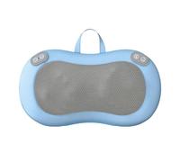 Sunerzenor Cuscino Massaggiante Cervicale Cuscino Massaggio Collo Schiena Spalle Shiatsu Riscaldante Nodi Impastanti 3D Intensità Selezionabile Curva Tessuto Tecnico Adatto Viaggio Relax
