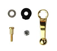 Sunerzenor Leva Regolazione Tagliacapelli Asta Regolabile Accessori Metallo Sostituzione Adatta per Riparazione Macchina Professionale Uso Domestico, Oro